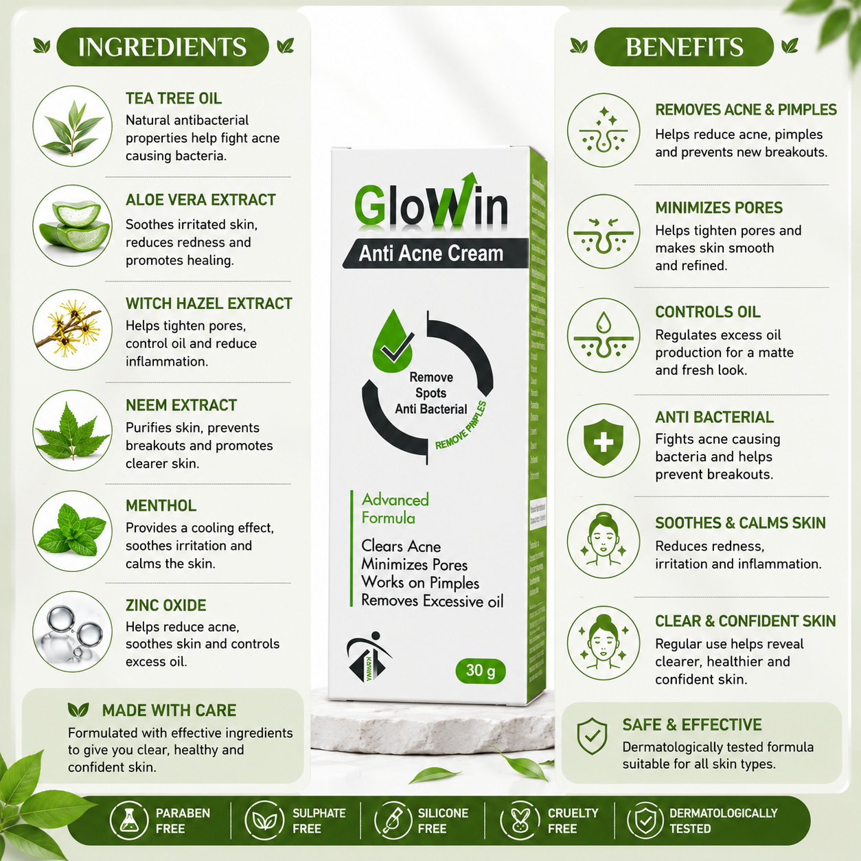 GloWin Anti Acne Cream