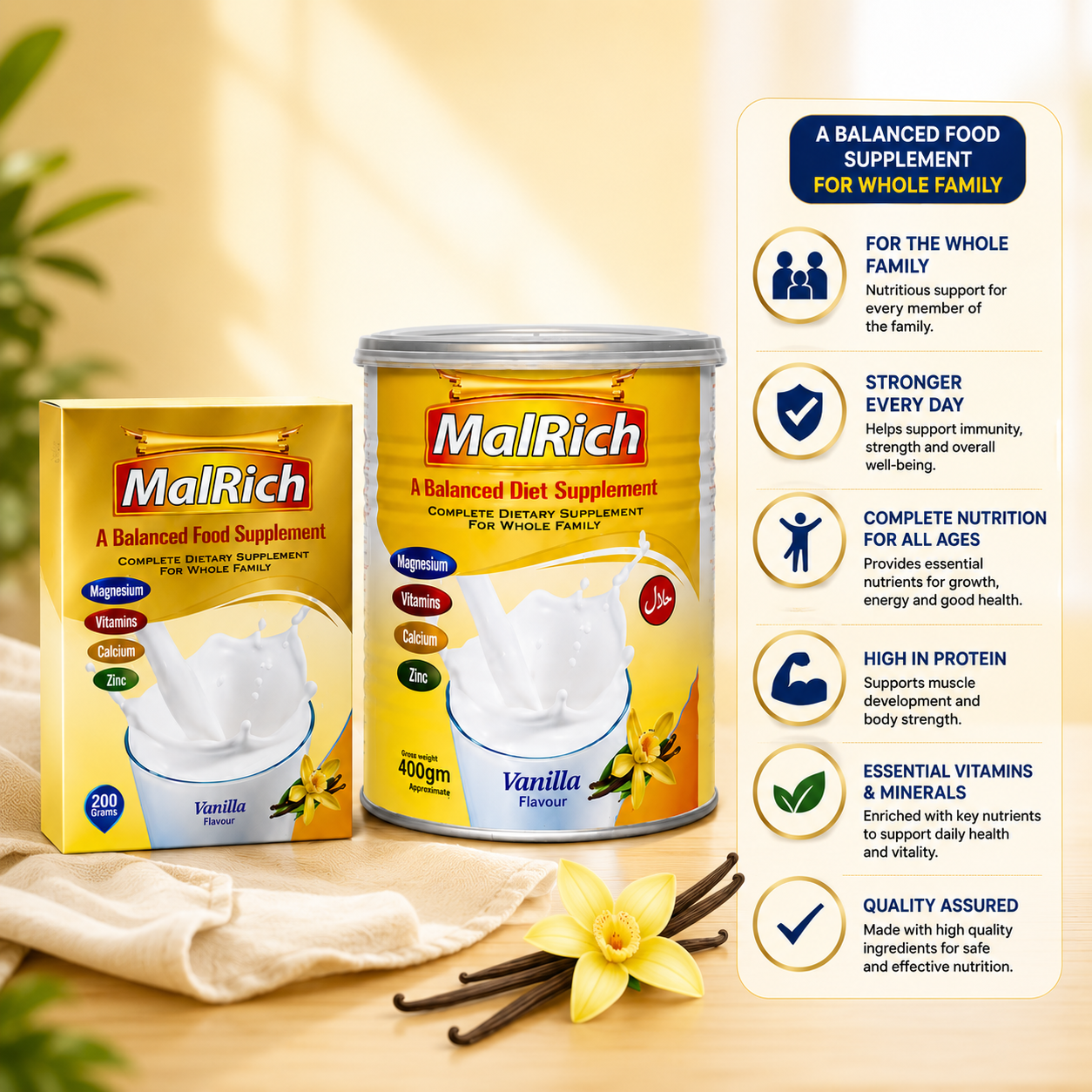 MalRich – Complete Nutrition for the Whole Family