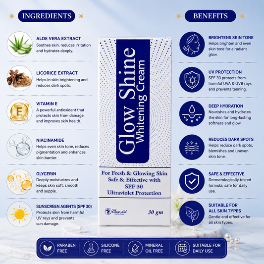 Glow Shine Whitening Cream SPF 30
