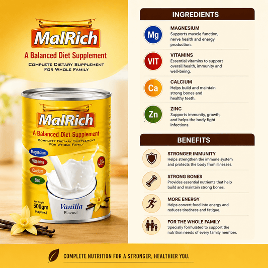MalRich weight gain 200gram– Complete Balanced Nutritional Supplement