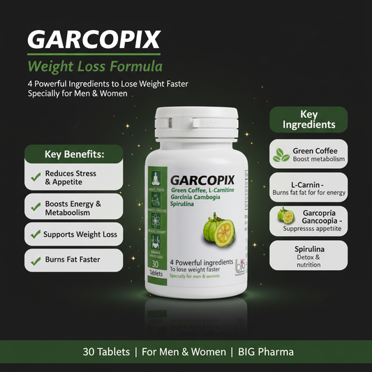 Garcopix Weight Management Formula – 30 Tablets by BIG Pharma