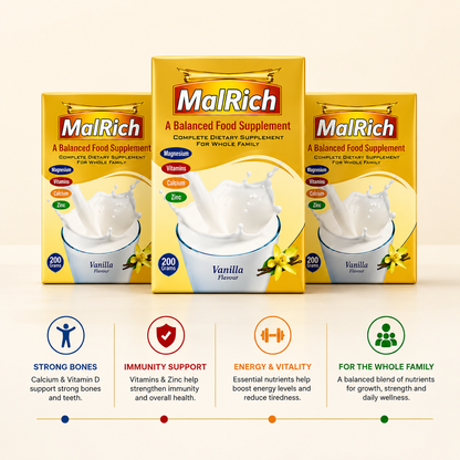 MalRich weight gain 200gram– Complete Balanced Nutritional Supplement