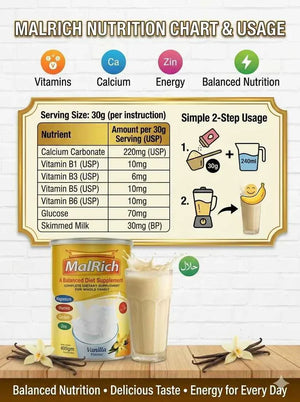 MalRich Balanced Diet Supplement(400gm)