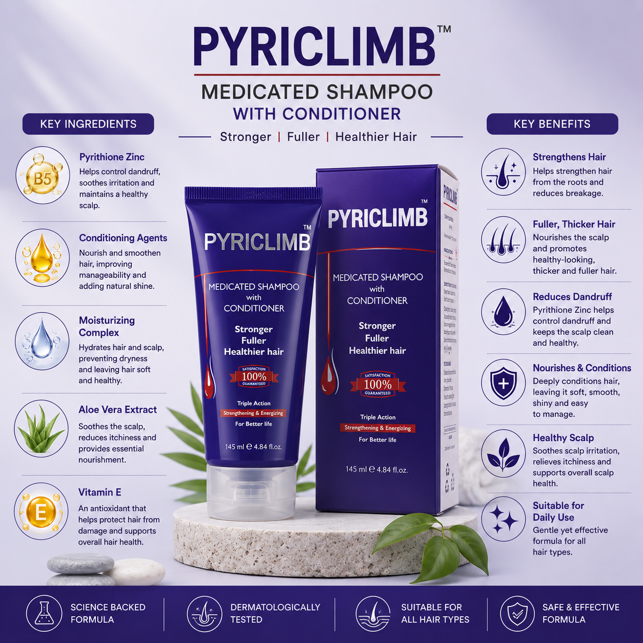 PYRICLIMB™ Medicated Shampoo with Conditioner