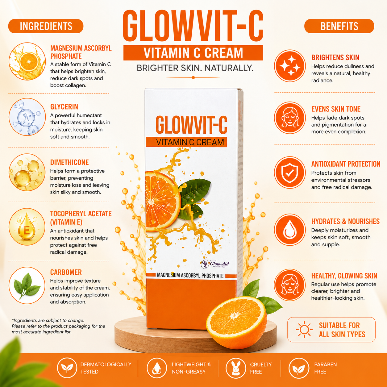 GlowVit-C Vitamin C Cream