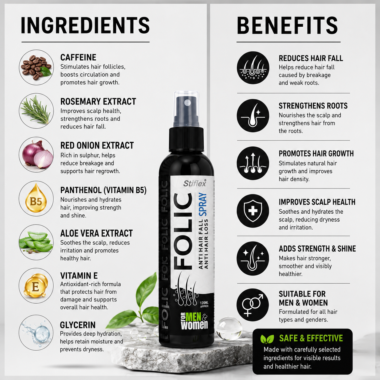 FOLIC Anti Hair Fall Spray