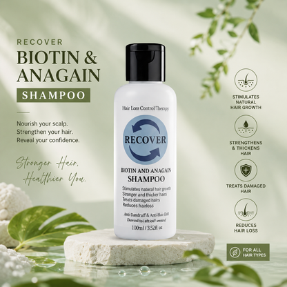 RECOVER Biotin & Anagain Hair Growth Shampoo